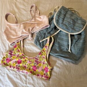 Frankie’s Bikini Top & Beach Bag Bundle
